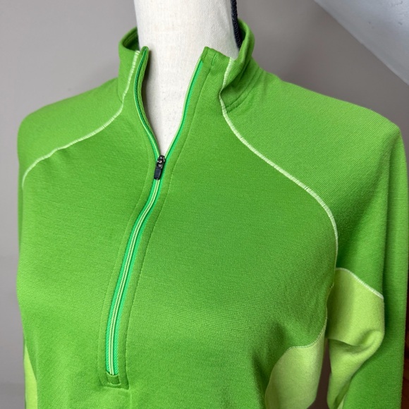 Patagonia Capilene 3 Midweight Half Zip Long Sleeve Pullover Green Medium M - Picture 3 of 8
